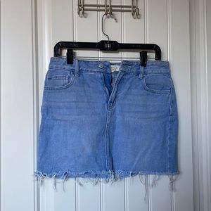 Denim Mini Skirt
